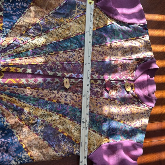 Multicoloured patchwork jacket with a boho vibe #boho #patchwork - Picture 6 of 6